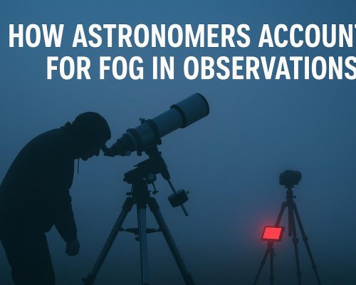 How Astronomers Account for Fog in Observations