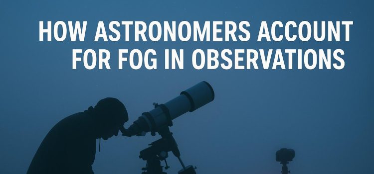 How Astronomers Account for Fog in Observations
