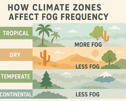 How Climate Zones Affect Fog Frequency