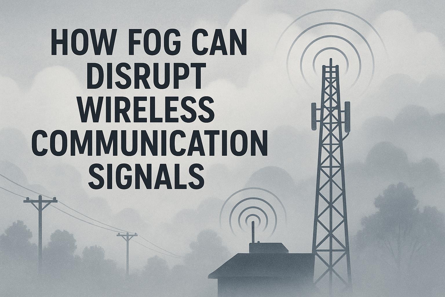 How Fog Can Disrupt Wireless Communication Signals