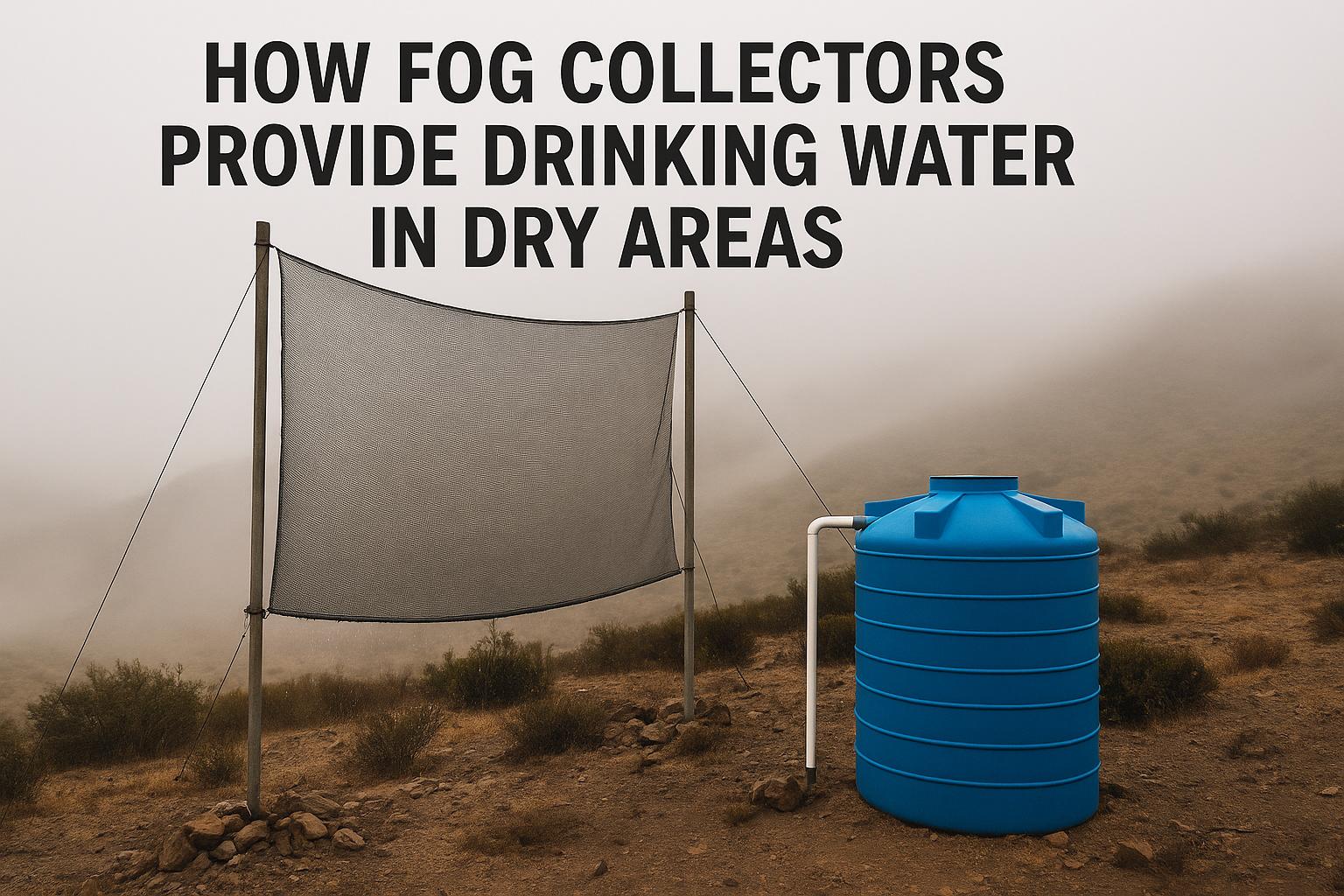 How Fog Collectors Provide Drinking Water in Dry Areas