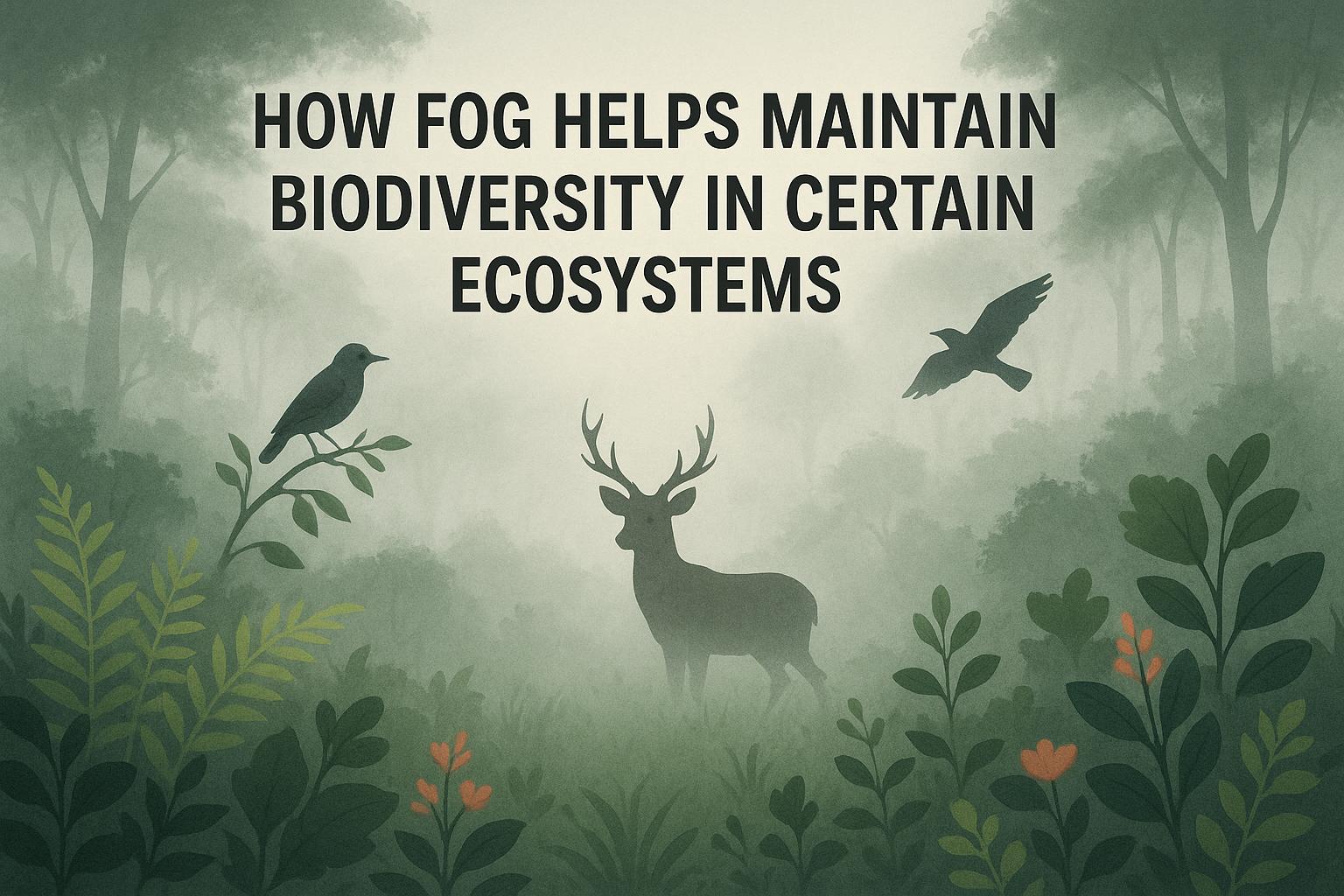 How Fog Helps Maintain Biodiversity in Certain Ecosystems