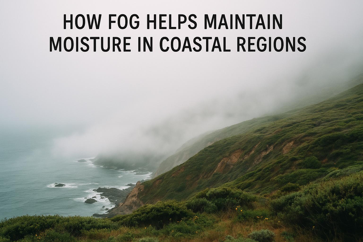 How Fog Helps Maintain Moisture in Coastal Regions