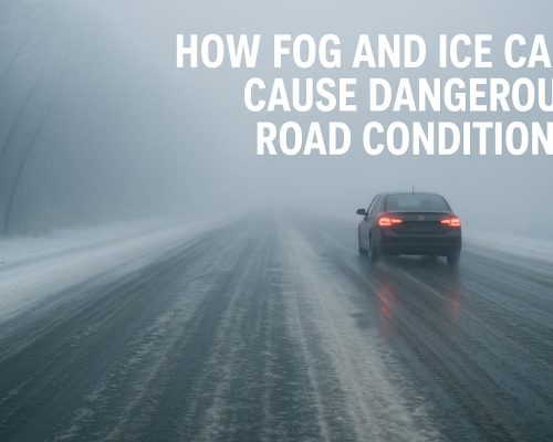 How Fog and Ice Can Cause Dangerous Road Conditions