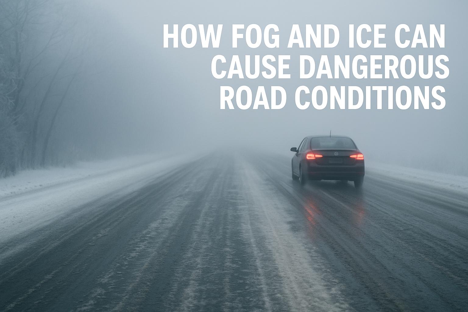 How Fog and Ice Can Cause Dangerous Road Conditions
