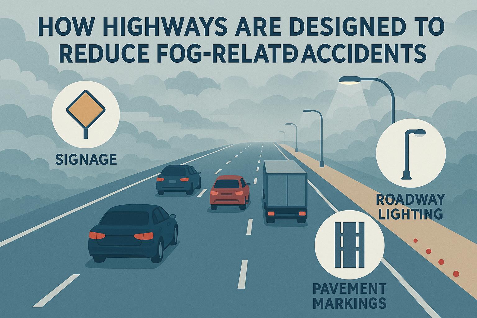 How Highways Are Designed to Reduce Fog-Related Accidents