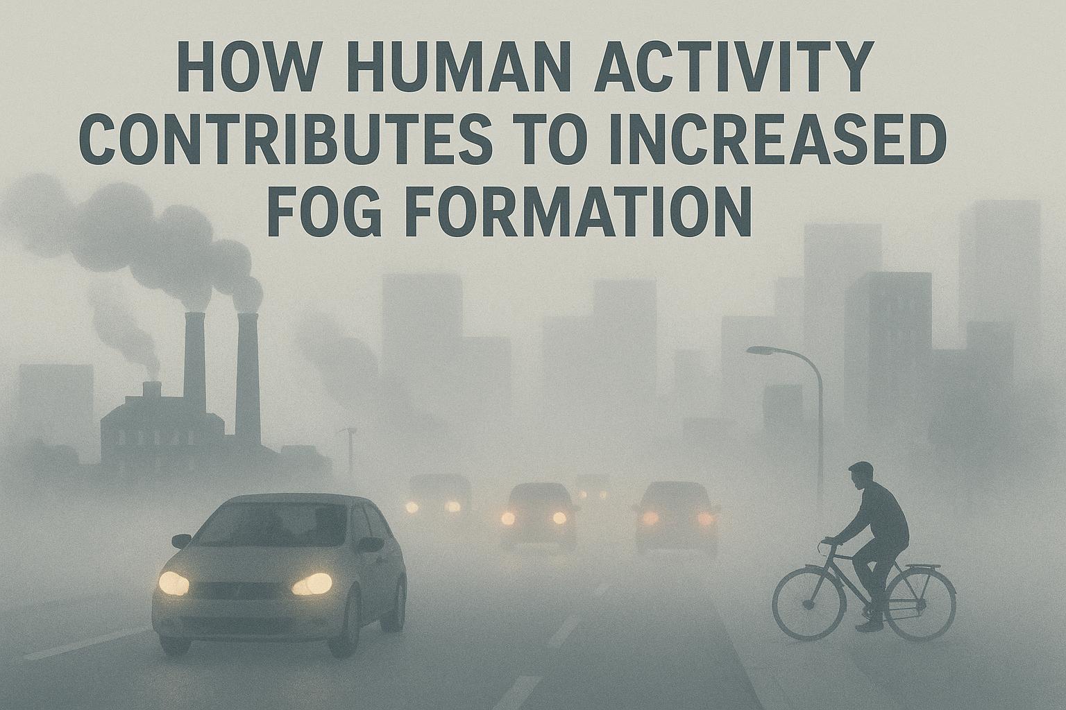 How Human Activity Contributes to Increased Fog Formation