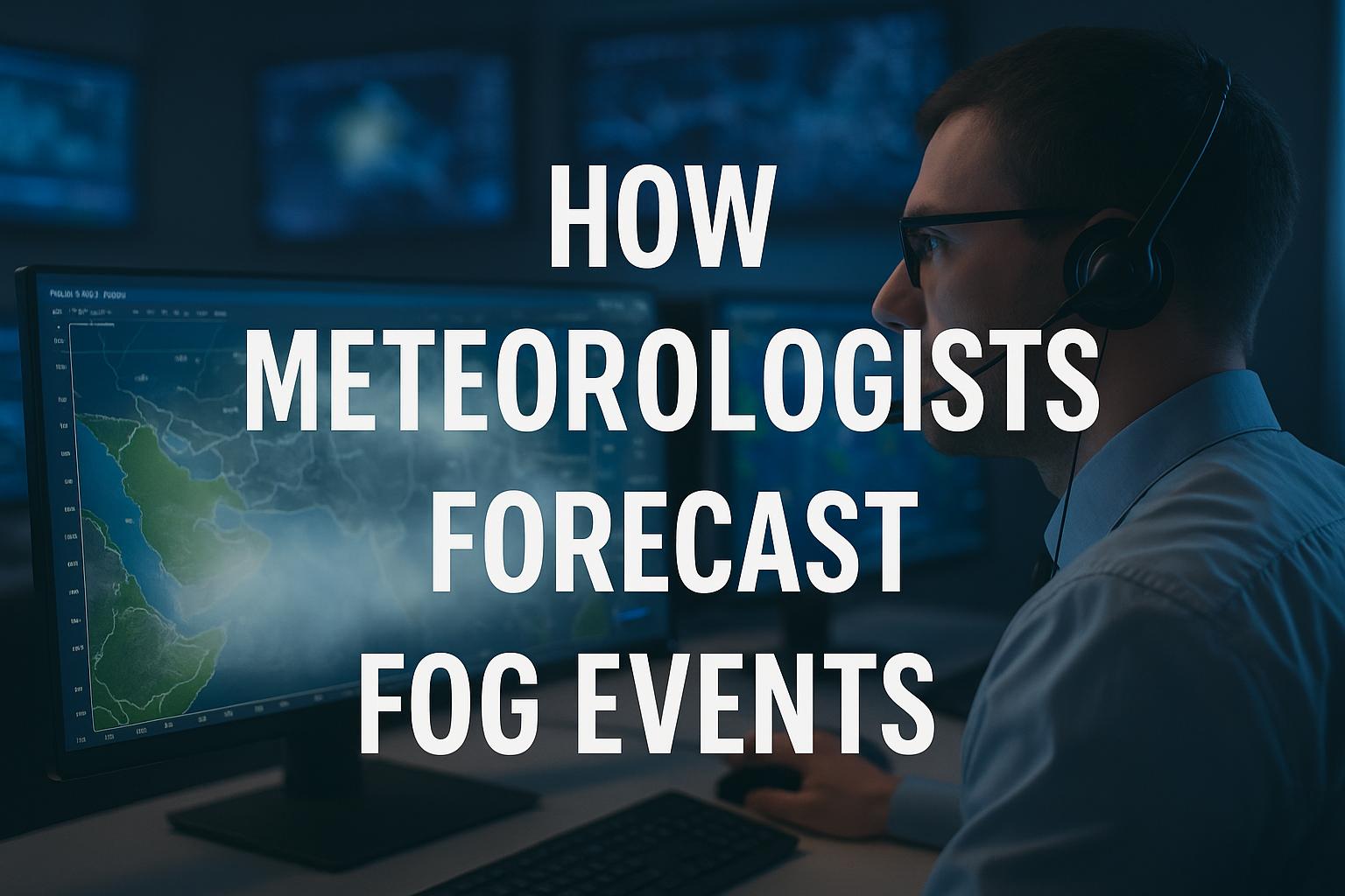 How Meteorologists Forecast Fog Events