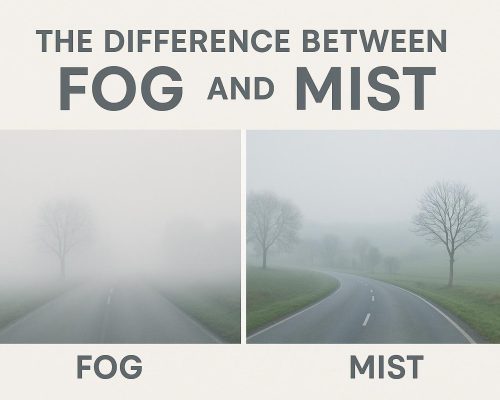 The Difference Between Fog and Mist