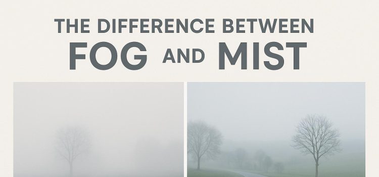 The Difference Between Fog and Mist