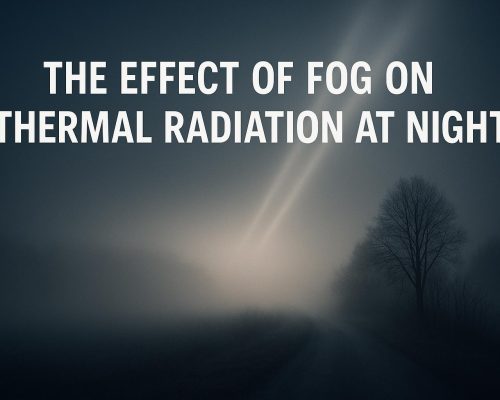 The Effect of Fog on Thermal Radiation at Night