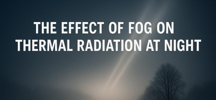 The Effect of Fog on Thermal Radiation at Night