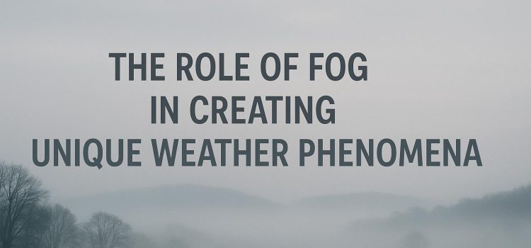 The Role of Fog in Creating Unique Weather Phenomena