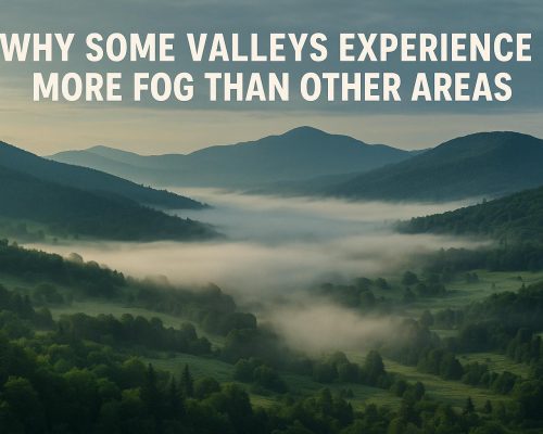 Why Some Valleys Experience More Fog Than Other Areas